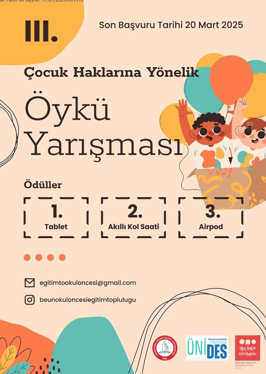 Çocuk Haklarına Yönelik Öykü Yarışması